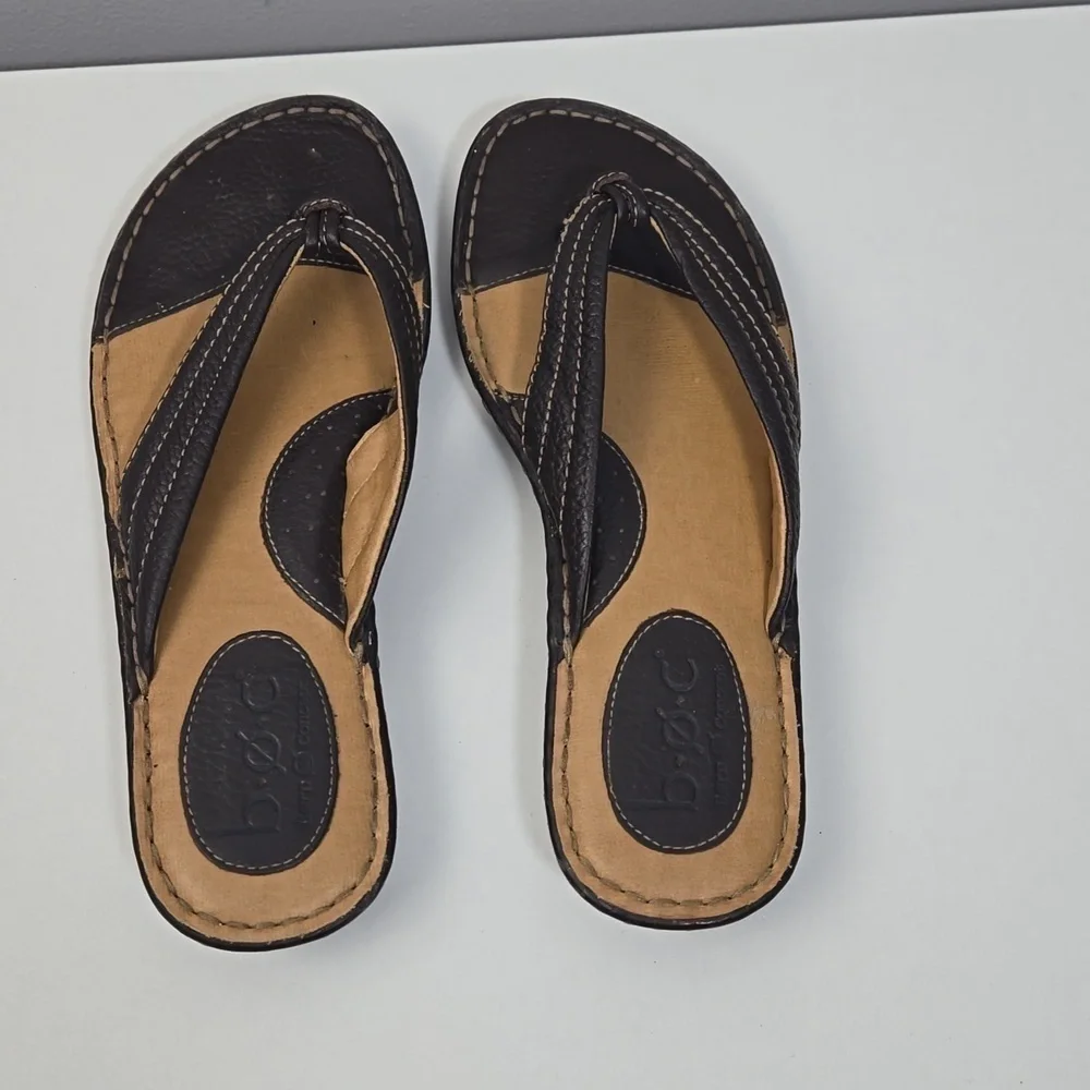 BOC Born Concepts Leather Flip Flops